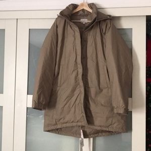 Uniqlo Tan Khaki Down Parka Jacket